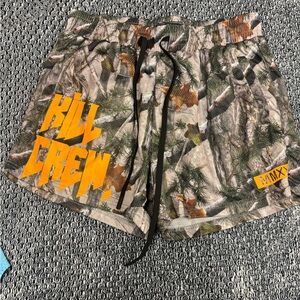 Kill Crew Camo Pattern Shorts